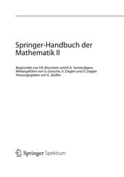 Tapa de Springer-Handbuch der Mathematik