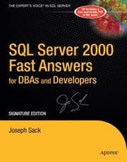 Tapa de SQL server 2000 fast answers