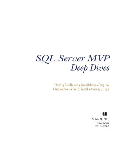 Tapa de SQL Server MVP deep dives