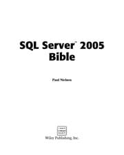 Tapa de SQL ServerTM 2005 Bible