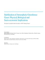 Tapa de Stabilization of atmospheric greenhouse gases