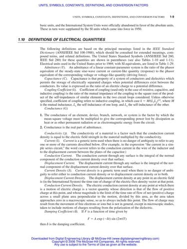 Tapa de Standard handbook for electrical engineers