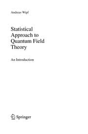 Tapa de Statistical Approach to Quantum Field Theory