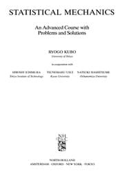 Tapa de Statistical mechanics