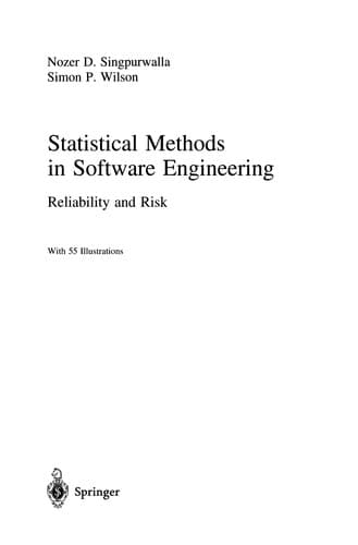 Tapa de Statistical Methods in Software Engineering