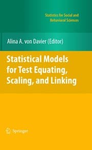 Tapa de Statistical Models for Test Equating, Scaling, and Linking