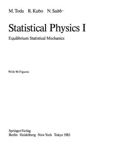 Tapa de Statistical physics
