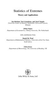 Tapa de Statistics of extremes