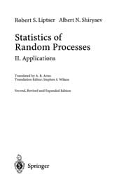 Tapa de Statistics of Random Processes