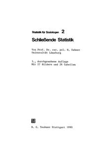 Tapa de Statistik für Soziologen 2