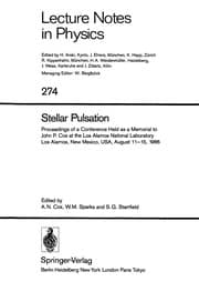Tapa de Stellar Pulsation - A Memorial to John P. Cox