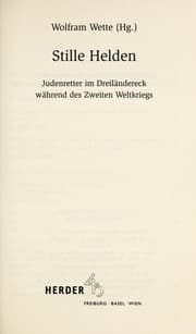 Tapa de Stille Helden