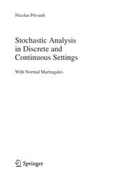 Tapa de Stochastic analysis in discrete and continuous settings