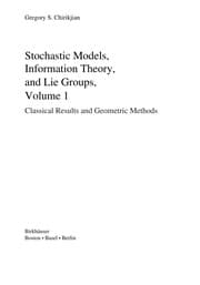 Tapa de Stochastic models, information theory, and lie groups