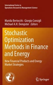 Tapa de Stochastic optimization methods in finance and energy