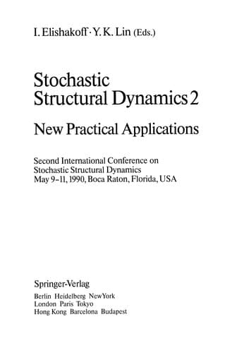 Tapa de Stochastic Structural Dynamics 2