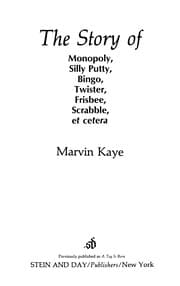 Tapa de Story of Monopoly, Silly Putty, Bingo Twister, Frisbee, Scrabble, Etcetera