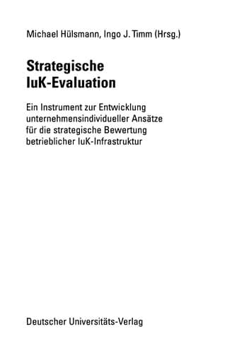 Tapa de Strategische IuK-Evaluation