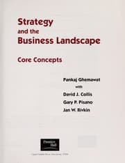 Tapa de Strategy and the business landscape