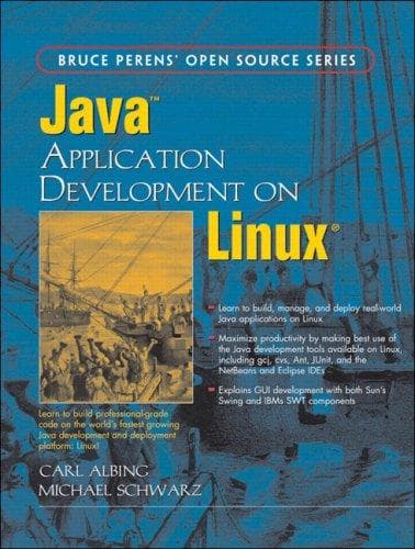 Tapa de Java(TM) Application Development on Linux(R) (Bruce Perens' Open Source Series)