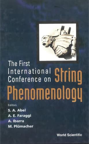 Tapa de String phenomenology
