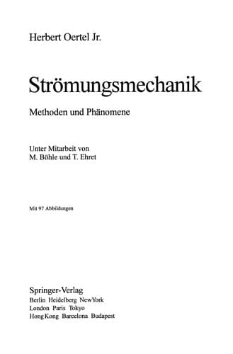 Tapa de Strömungsmechanik
