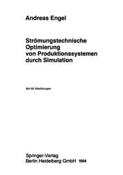 Tapa de Strömungstechnische Optimierung von Produktionssystemen durch Simulation