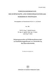 Tapa de Strömungsversuche und Widerstandsmessungen an Eisenbahnwaggonformen zur Verminderung des Querwiderstandes