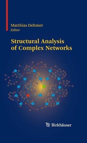 Tapa de Structural analysis of complex networks