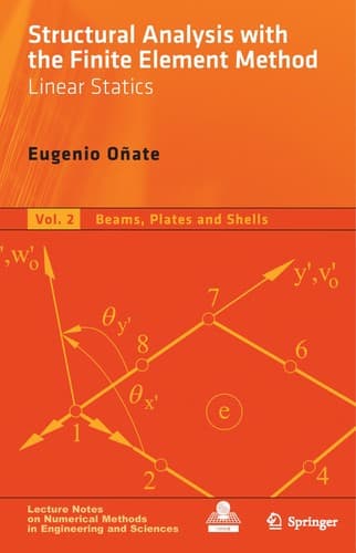 Tapa de Structural Analysis with the Finite Element Method Linear Statics