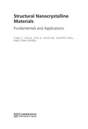 Tapa de Structural nanocrystalline materials