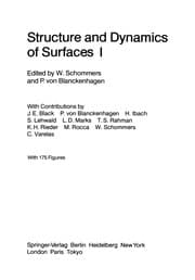 Tapa de Structure and Dynamics of Surfaces I
