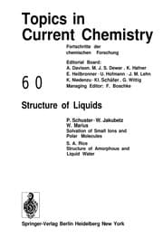 Tapa de Structure of liquids