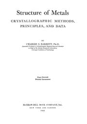 Tapa de Structure of metals