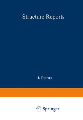 Tapa de Structure Reports for 1973