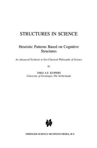 Tapa de Structures in Science