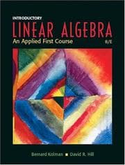 Tapa de Introductory linear algebra