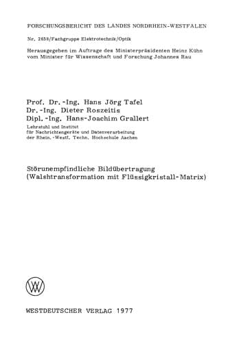 Tapa de Störunempfindliche Bildübertragung