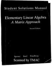 Tapa de Elementary linear algebra