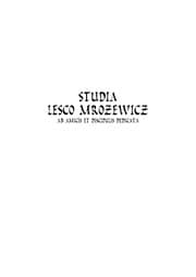 Tapa de Studia Lesco Mrozewicz ab amicis et discipulis dedicata