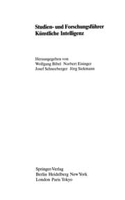 Tapa de Studien- und Forschungsführer Künstliche Intelligenz