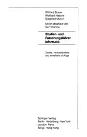 Tapa de Studien- und Forschungsführer Informatik