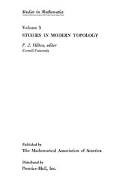 Tapa de Studies in Modern Topology