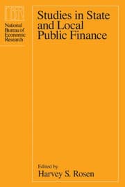 Tapa de Studies in state and localpublic finance