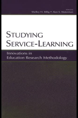 Tapa de Studying service-learning