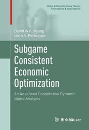 Tapa de Subgame Consistent Economic Optimization