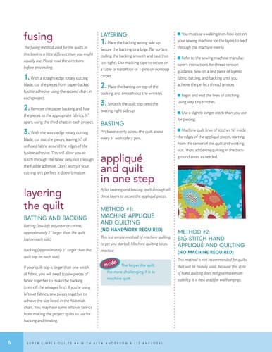 Tapa de Super simple quilts