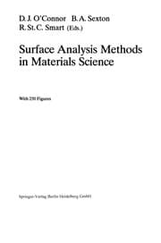 Tapa de Surface Analysis Methods in Materials Science