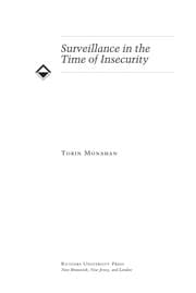 Tapa de Surveillance in the time of insecurity