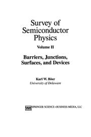 Tapa de Survey of Semiconductor Physics